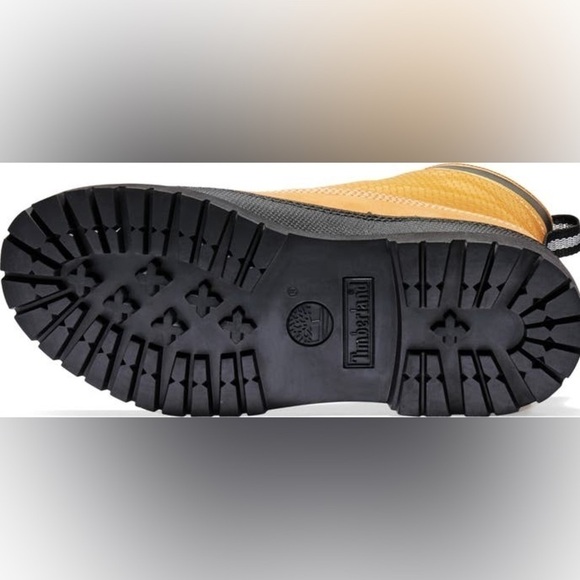 Timberland New Size 7 Heritage 6 Inch Front Zip Toe Bumper Boot Wheat Nubuck - Picture 11 of 12